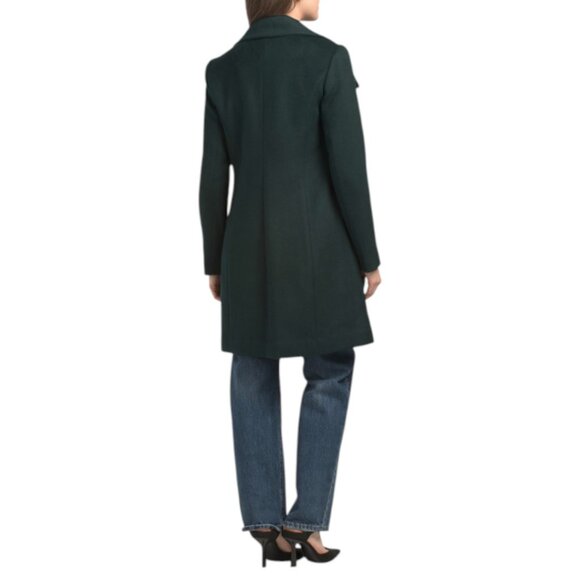 COLE HAAN Forest Wool Blend Oversized Collar Coat - Picture 2 of 2